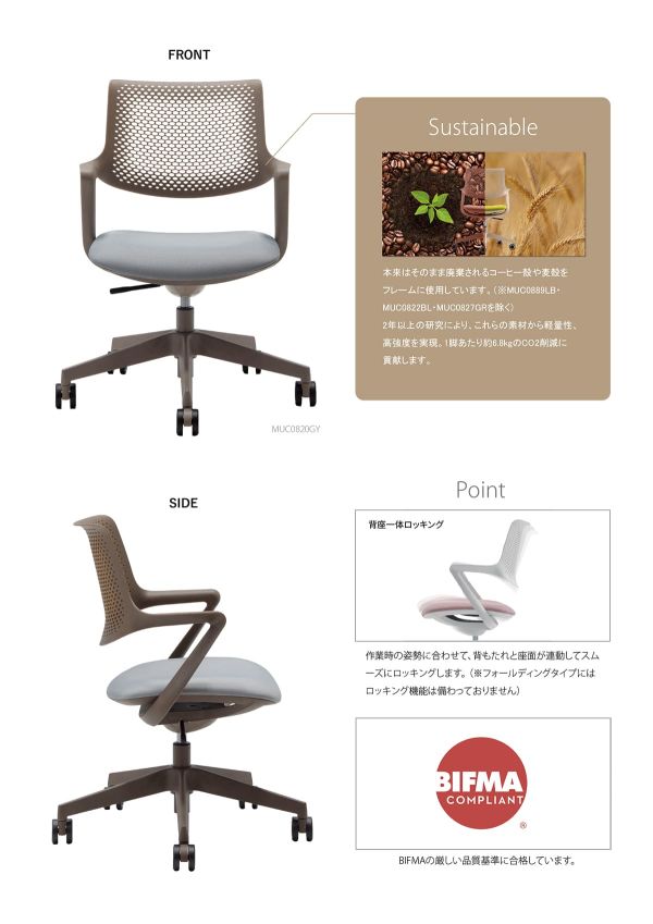 MUC0824BE／MUC0827GRのカタログ画像-2