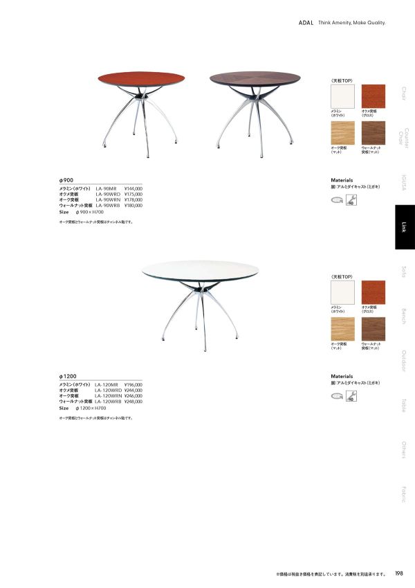 リンクテーブル φ900のカタログ画像-1