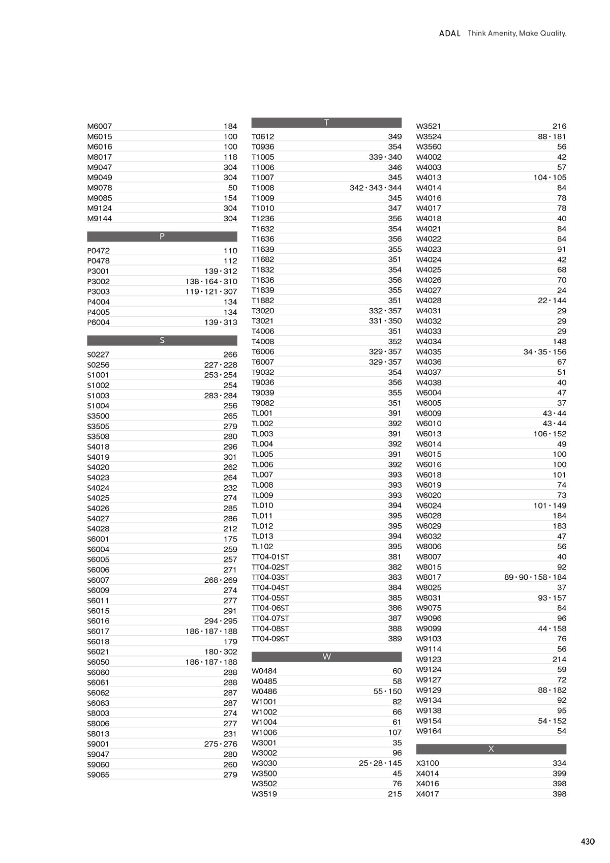 アダル ADAL カタログ P430
