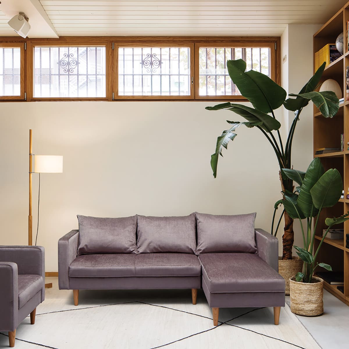 アクタス　ソファー/アダル ADAL エステート 木製脚」アダル