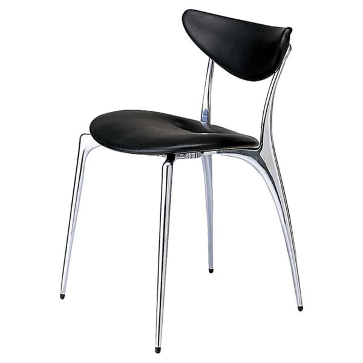 リンク アームレスチェア 4本脚-画像1