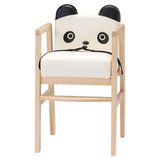 アニマルキッズ ダイニングチェア パンダ W3539-1WW1｜アダルのキッズ