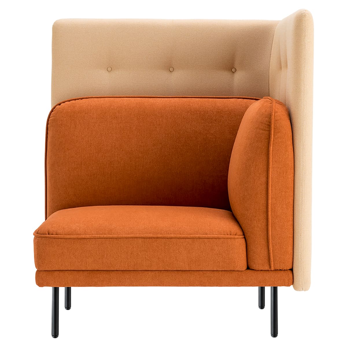 コトナ ワンアームソファ ローバックサイドパネル 左肘 H1006-1LK-画像1