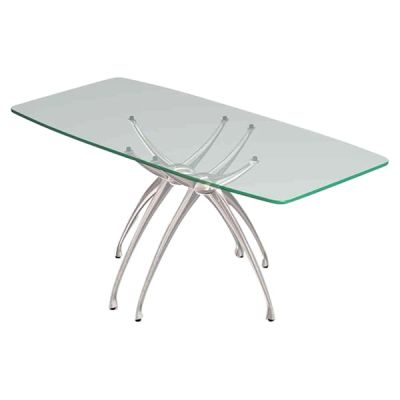 リンクガラステーブル φ1100 LA-110GR｜アダル