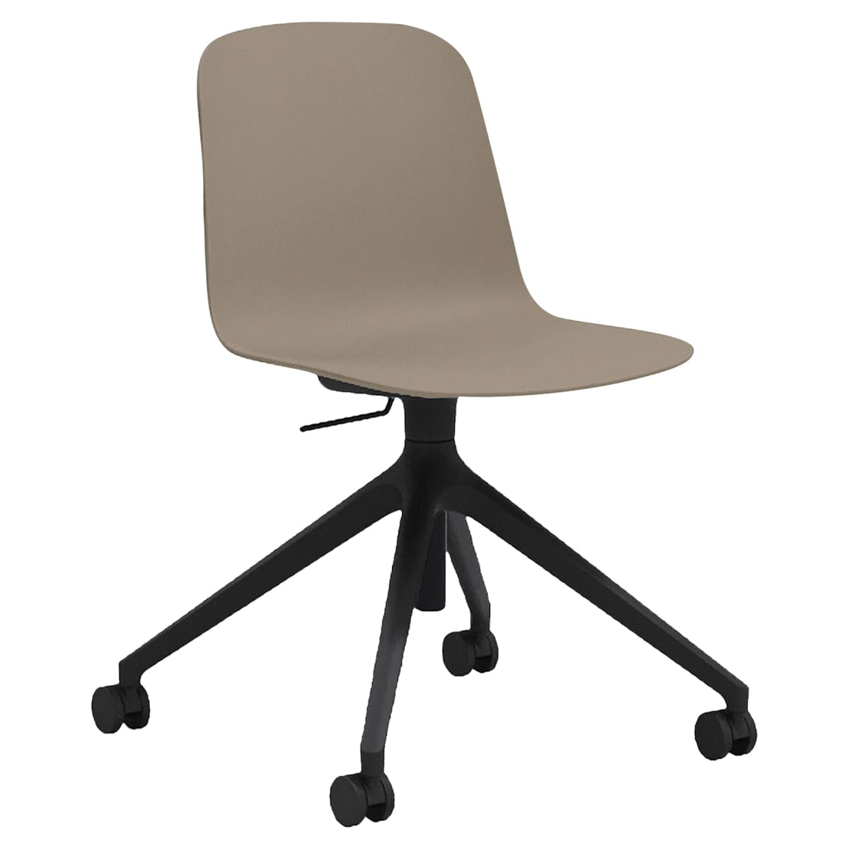 ロリア アームレスチェア キャスター脚-画像1