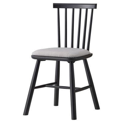 ハーパー アームレスチェア シートパッド付き｜アダルの木製椅子