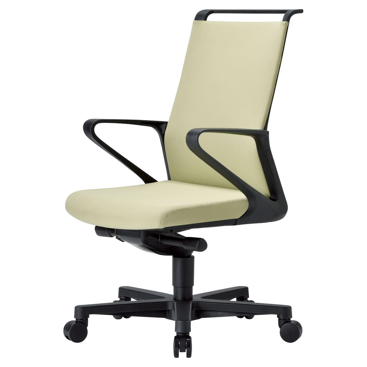 アイコ AICO MS-1615AUBK(F12)GN 直送 代引不可 オフィスチェア MS−1600シリーズ 座クッション 樹脂脚タイプ はね上げ肘付き 背：メッシュ／