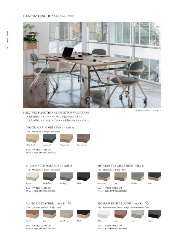 フレックスウィズ ファンクショナルデスクのカタログ画像-1