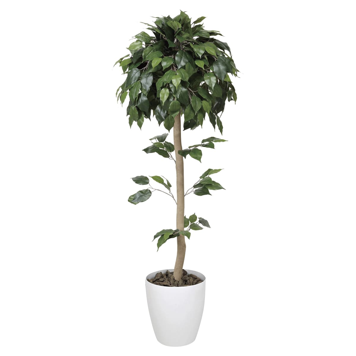 光触媒 人工観葉植物 フェイクグリーン ベンジャミントピアリー1.2