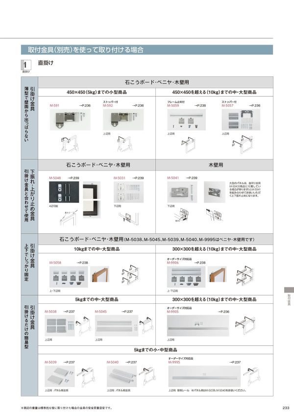 上がり止めスライド金具 M-5041のカタログ画像-1