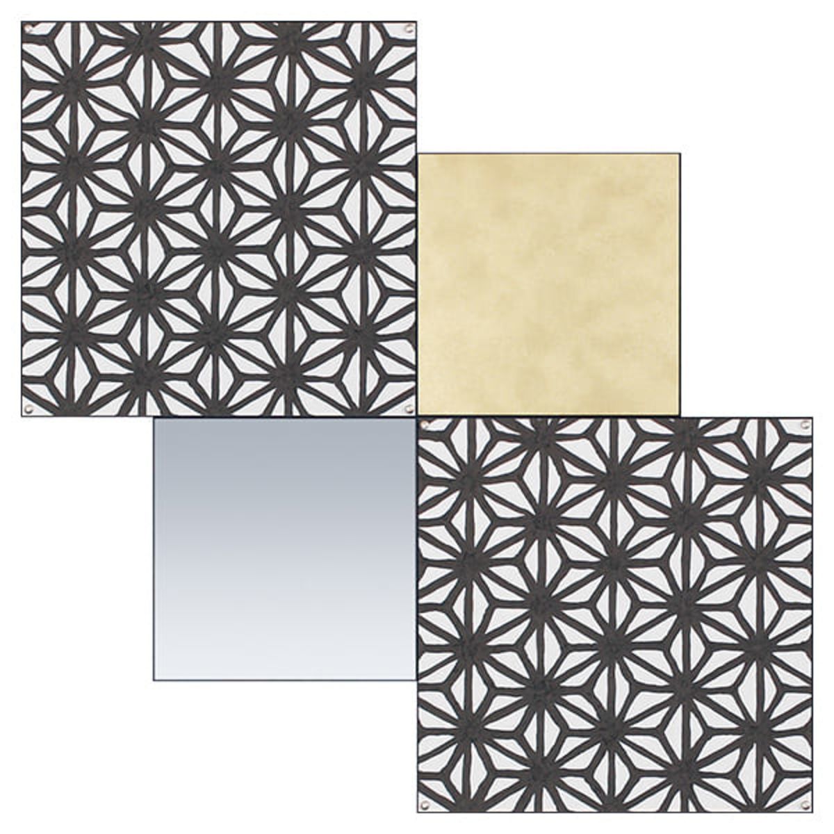 連接パネル マサエコ 4連 AM6429-画像1