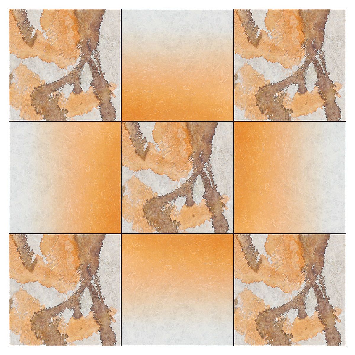 連接パネル 和紙 45角9連 AM6430-画像1