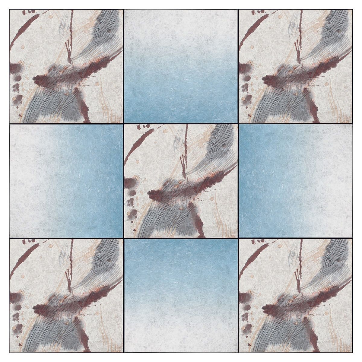 連接パネル 和紙 60角9連 AM6431-画像1