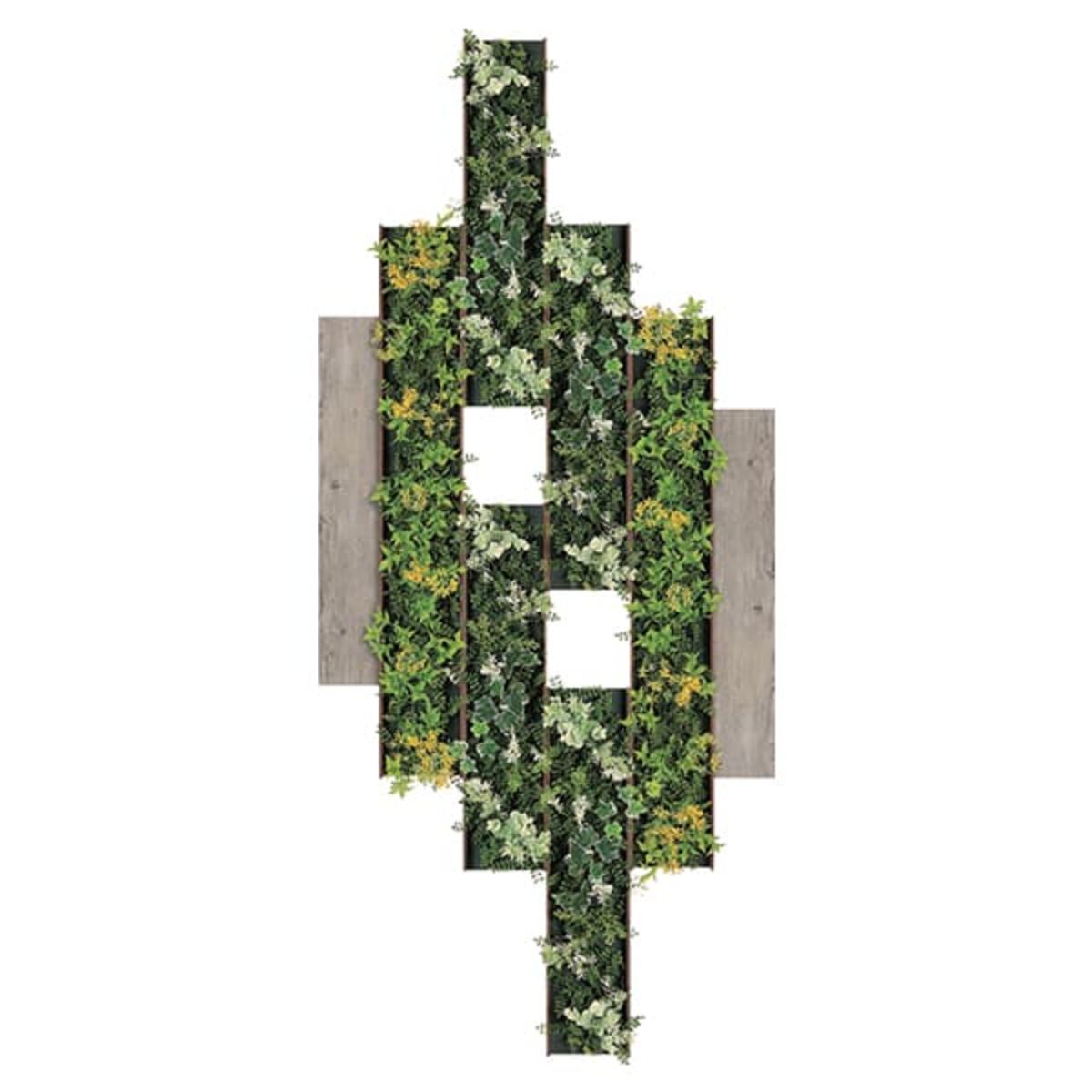 組み合わせグリーン 8連 GM1585-画像1