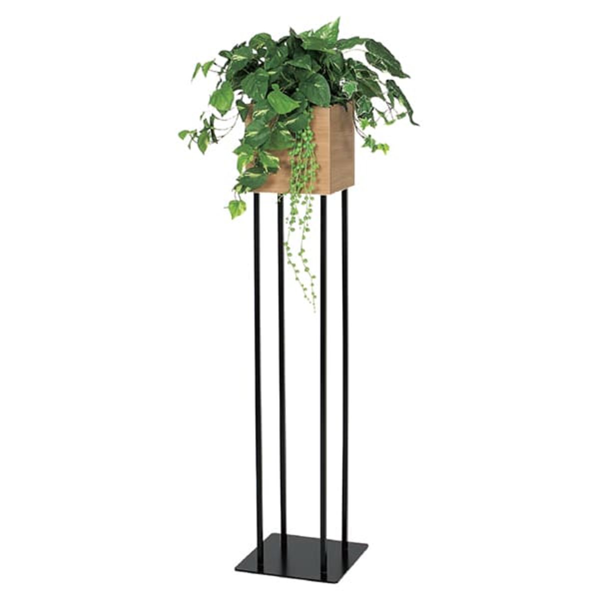 グリーン装飾スタンド キューブスリム GR2522-画像1