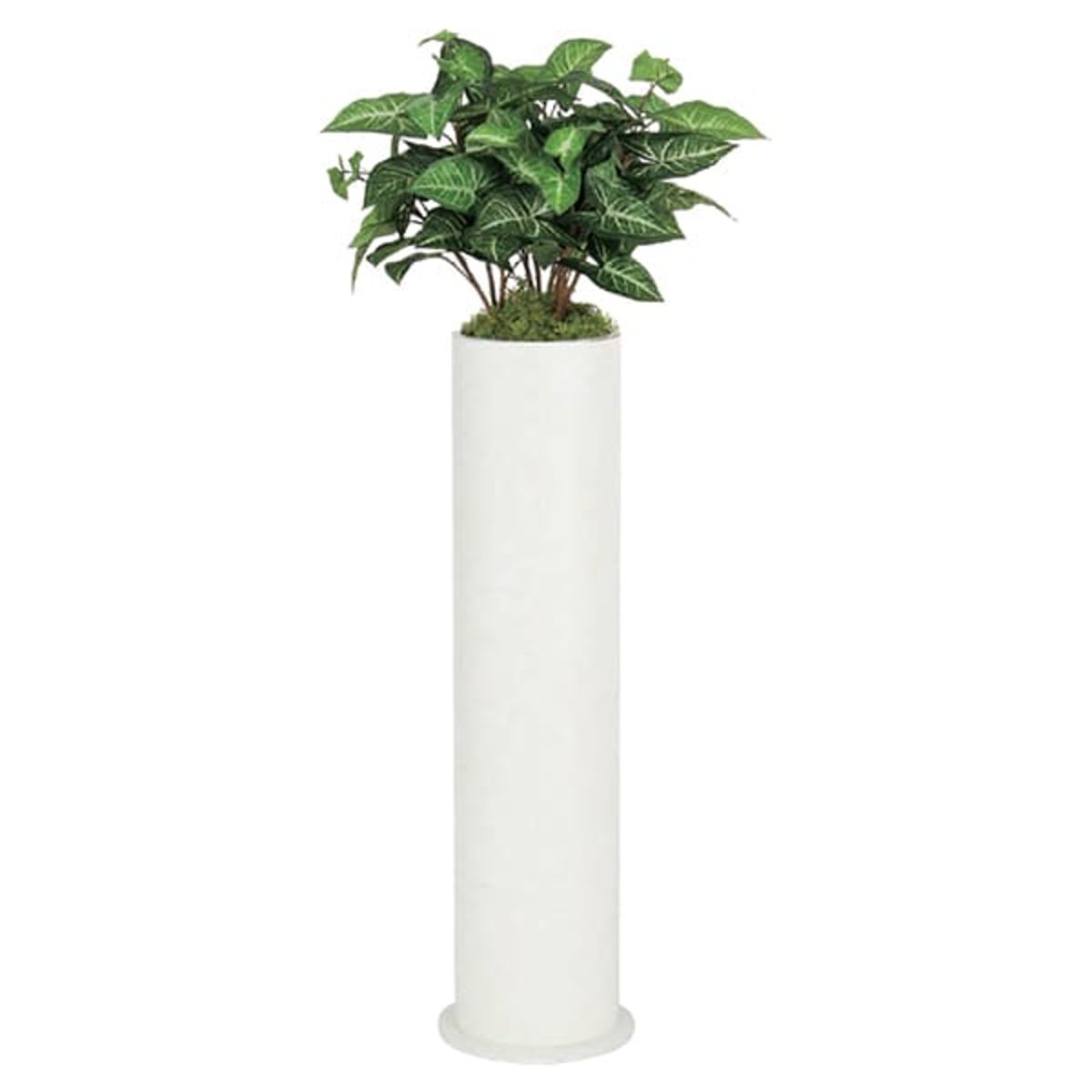 グリーン装飾スタンド 円筒プランター GR2546-画像1