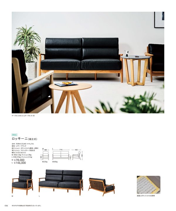 桜屋工業 CHERRY チェリー おしゃれソファ 2人掛け ほぼ新品 直接引取可 ロッキーニ｜チェリー（桜屋工業）のソファ