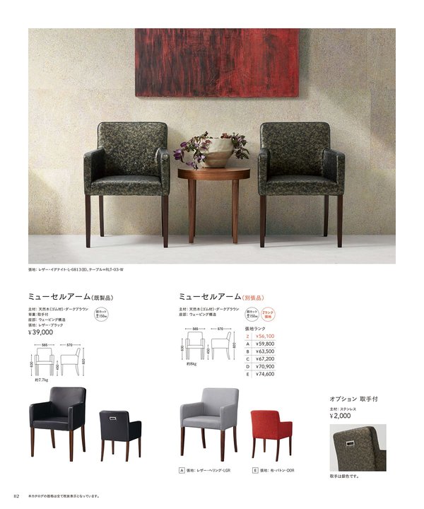 ミューセルアーム（別張品）のカタログ画像-1