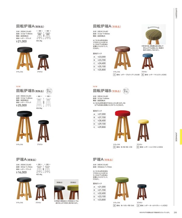 炉端A（既製品）｜チェリー（桜屋工業）