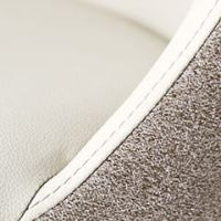 ホワイト(合成レザー)/ベージュ(布地)