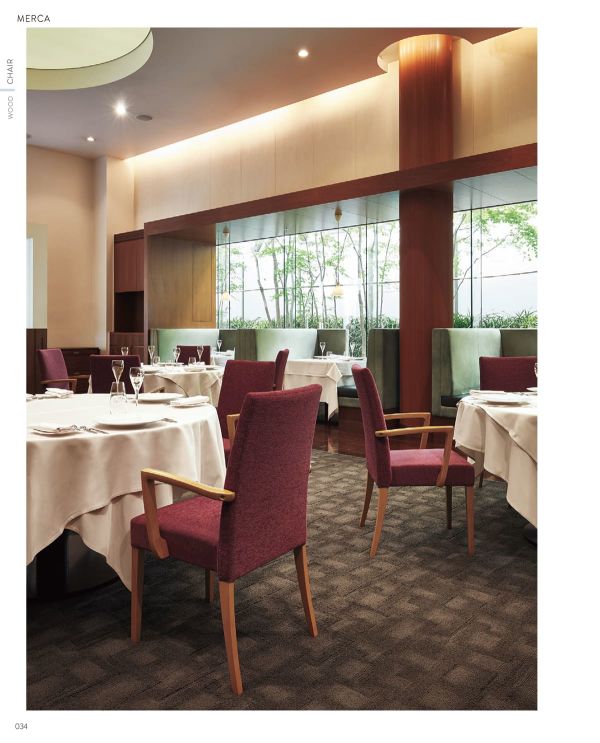 メルカBW 肘付 スタッキング仕様(別張り)のカタログ画像-1