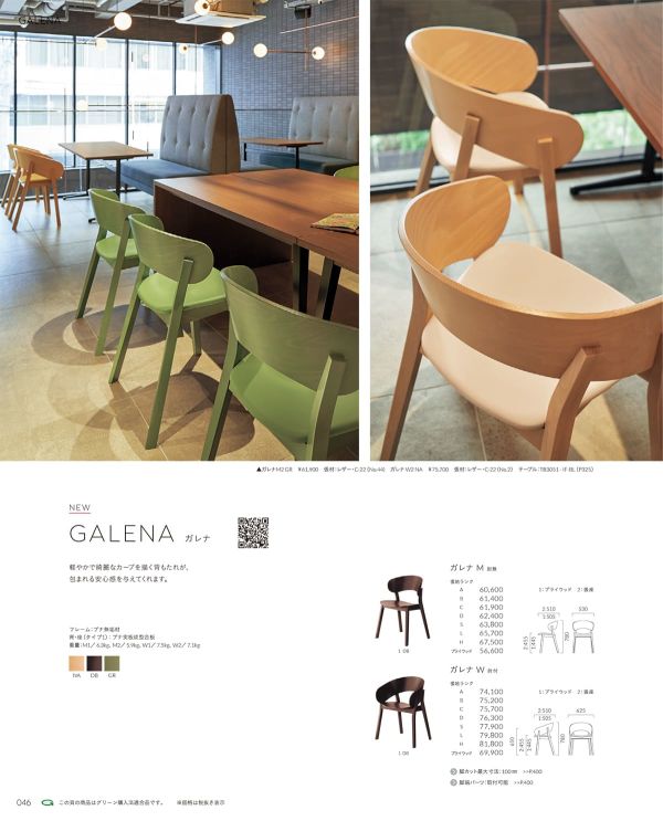 ガレナM2 肘無・張座のカタログ画像-1