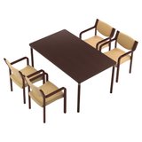 リスカA ワイド｜クレスの木製椅子