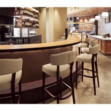 ①マニコカウンターB MANICO 背張 背もたれ付き カウンターチェア CRES | 業務用家具ブランド