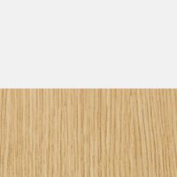 ホワイト×木目ナチュラル