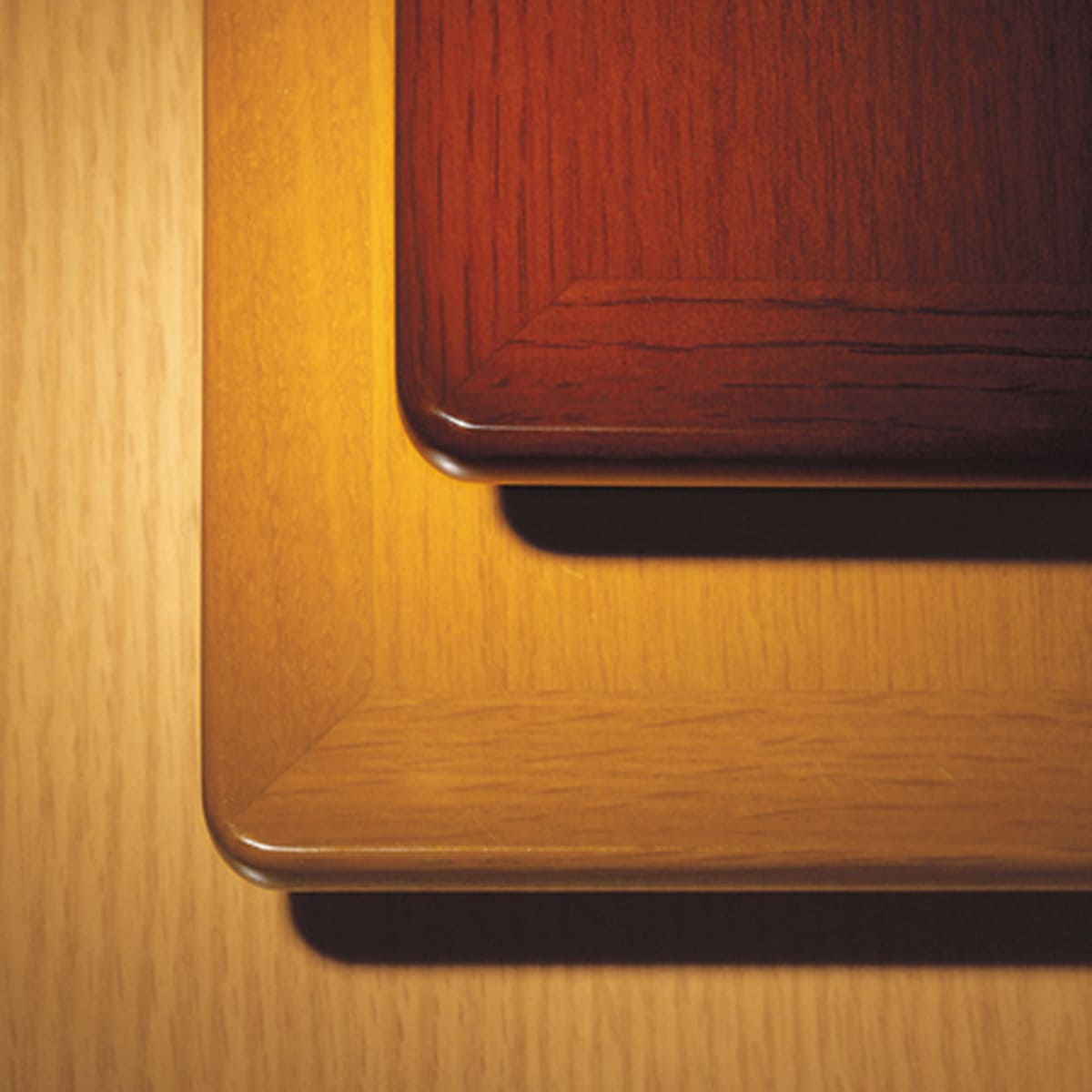 T10 オーク天然木突板 木縁エッジ-画像1