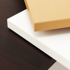T18 メラミン化粧板 ABS樹脂エッジ」クレスのテーブル