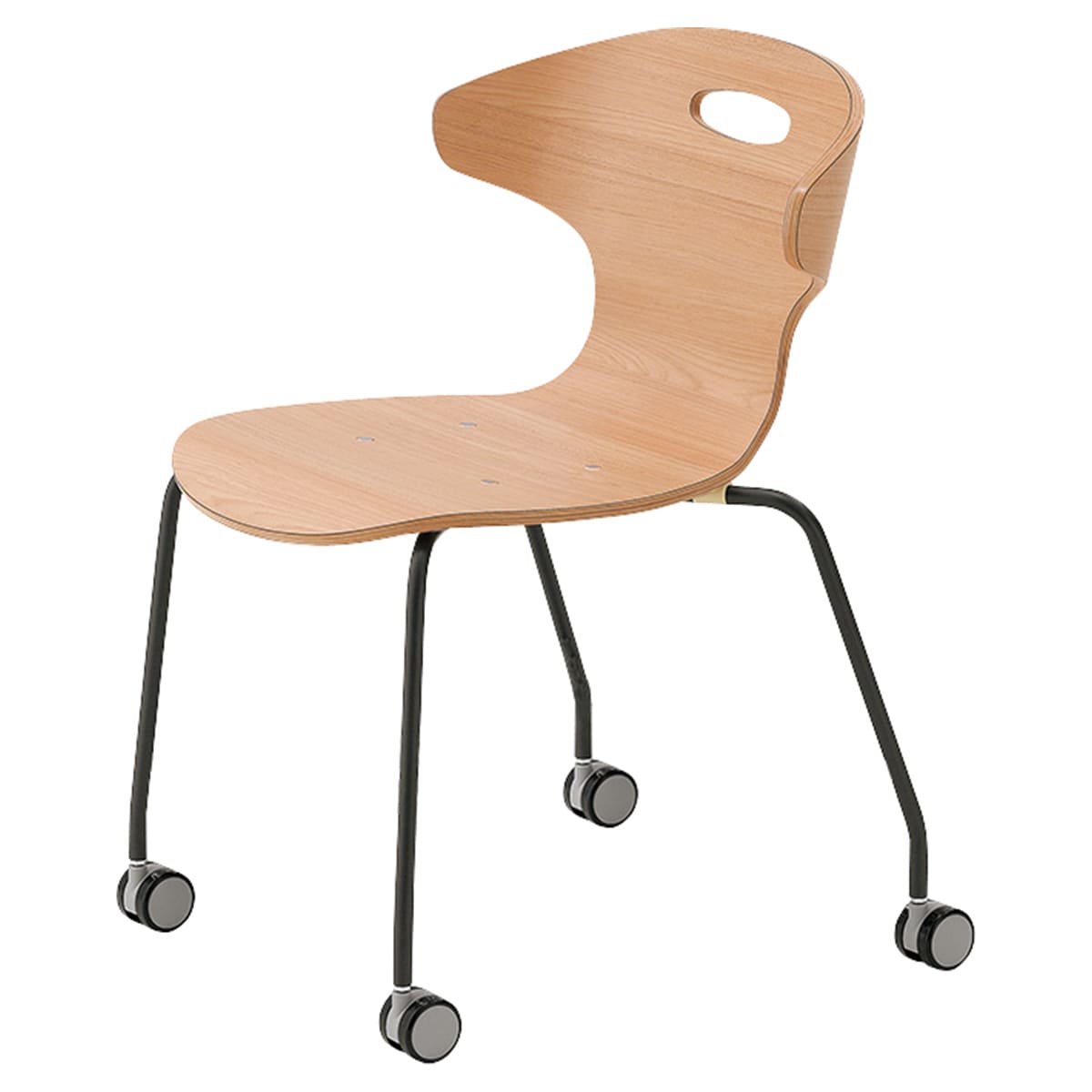 テモラAC1 4本脚・キャスター付・プライウッド-画像1