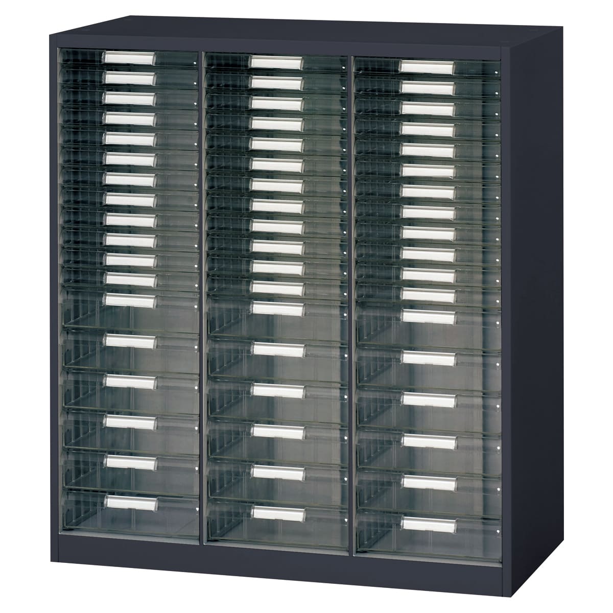 バリアス・シスト ブラック トレー型 B4用紙用浅型12・深型6段下置専用 H1030 V945-11BPSDB-画像1