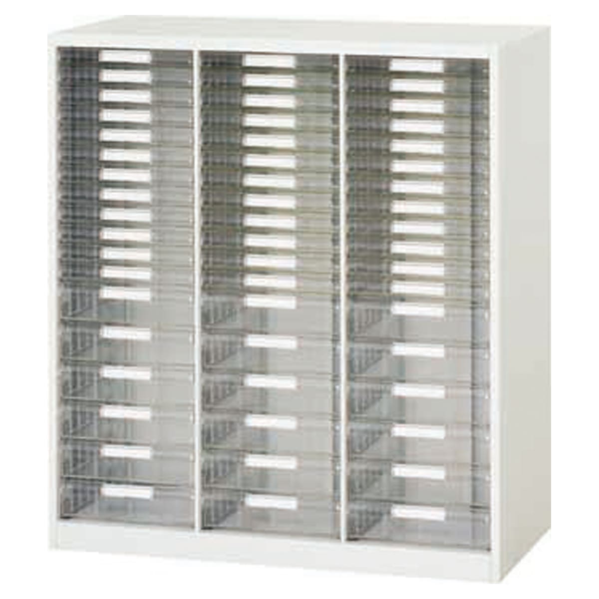 バリアス・シスト スタンダード トレー型 B4用紙用浅型12・深型6段 下置専用 H1030 V940-11PSDB-画像1