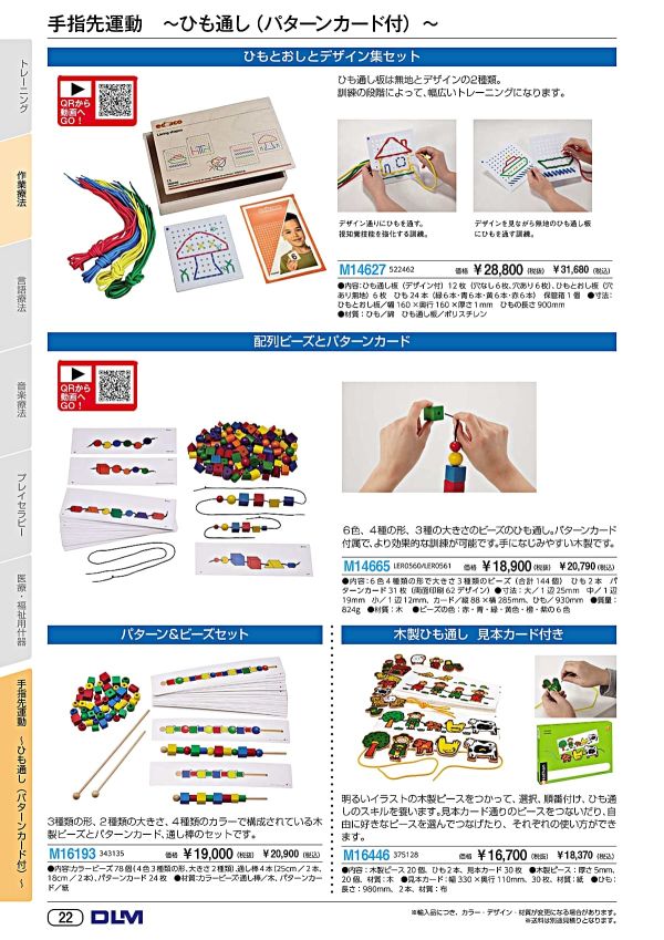 ひも通しとデザイン集セット 522462」ディーエルエム