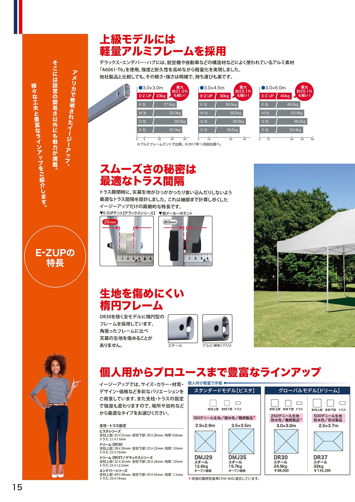 イージーアップテント カタログ P15