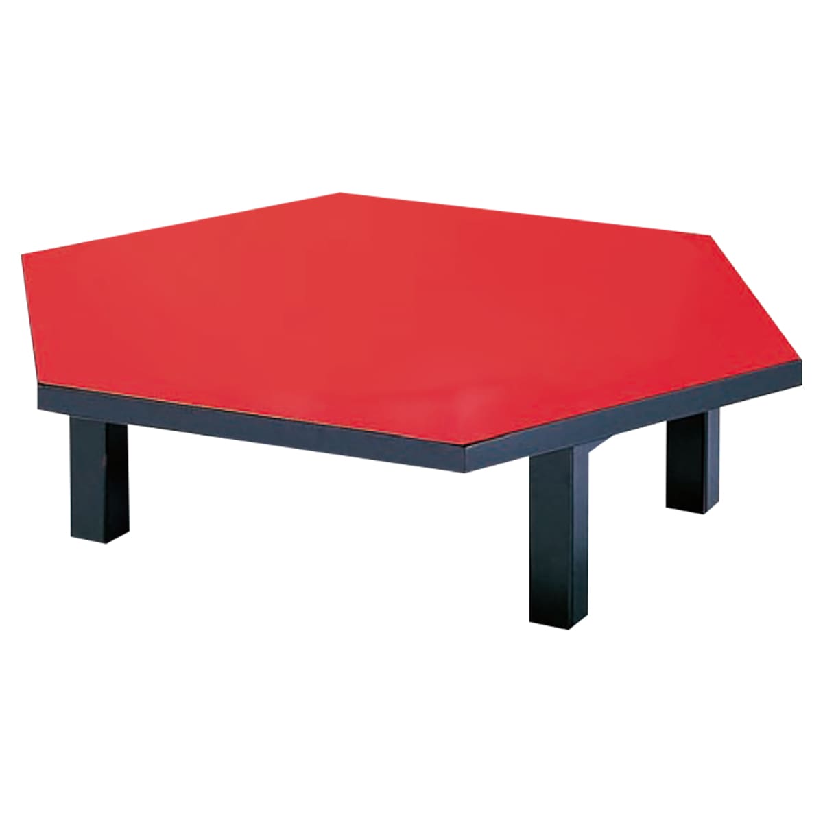 中華 六角座卓 （折脚）-画像1