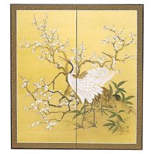 お雛様屏風　松、梅、鶴特大 お雛様屏風 松、梅、鶴特大