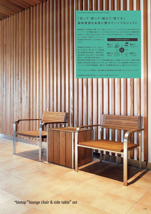 ビオトープ プラス・アイシリーズ ラウンジチェアのカタログ画像-2