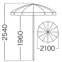 FP45 12本骨（ビーチ用）