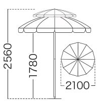 FP45JF 12本骨（ガーデン用）