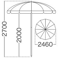FP50 12本骨（ビーチ用）