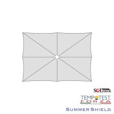 富士 パラソル SEGseries 天幕サマーシールド防炎 フレームホワイト／ブラウン 耐風タイプ SEG-3300L-3686 受注生産 富士 パラソル SEGseries 天幕サマーシールド防炎 フレームホワイト