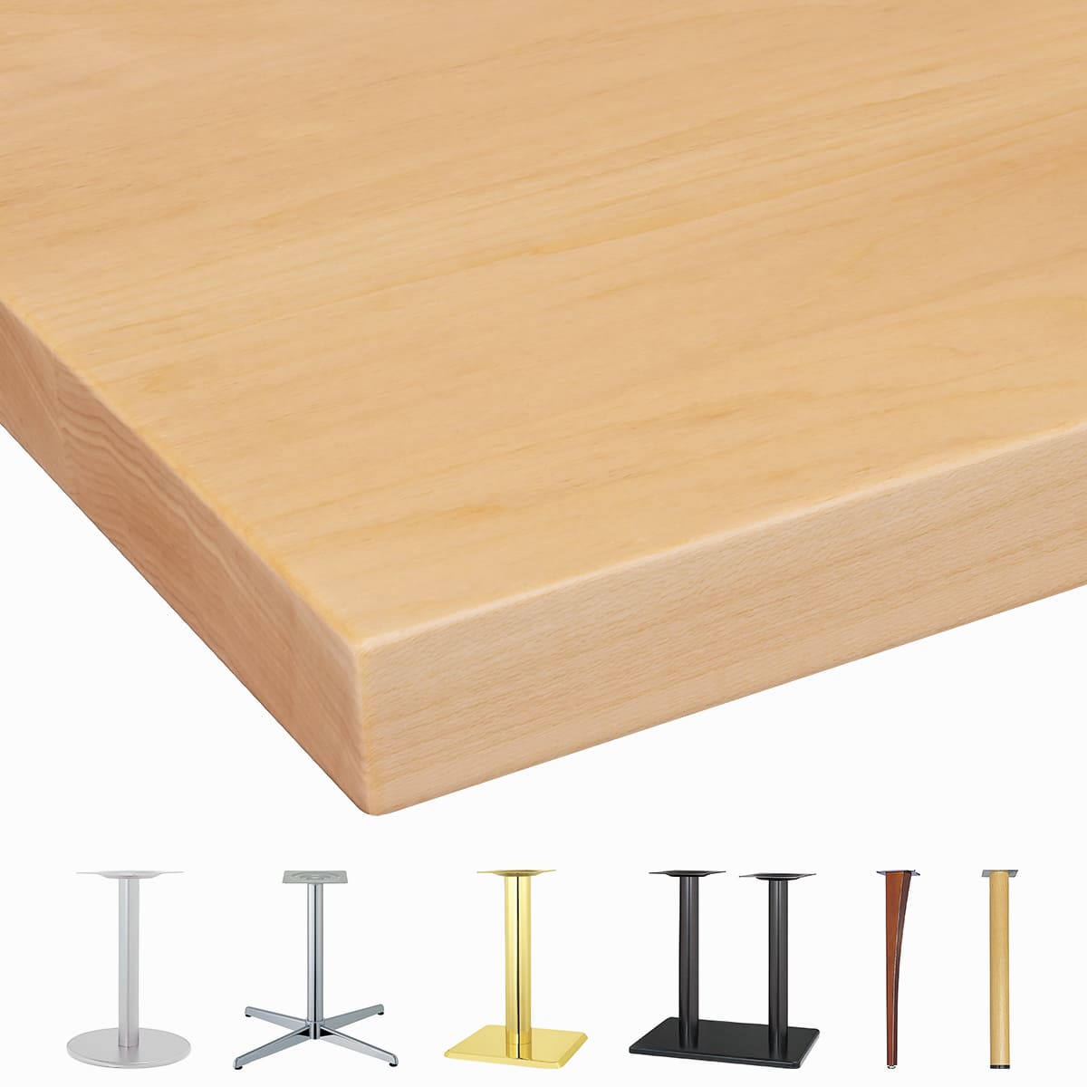 無垢材天板 シナ BW-WDSW-画像1