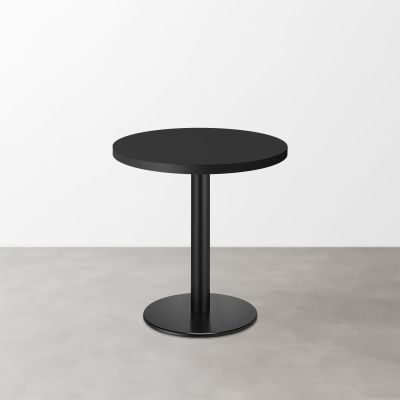 スナックテーブル（φ500）マットブラック 丸形ベース脚セット