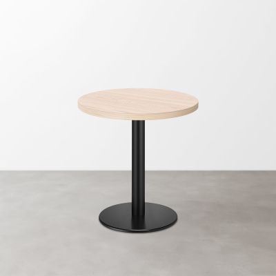 木目 スナックテーブル（φ500）グレイッシュナチュラル 丸形ベース脚セット