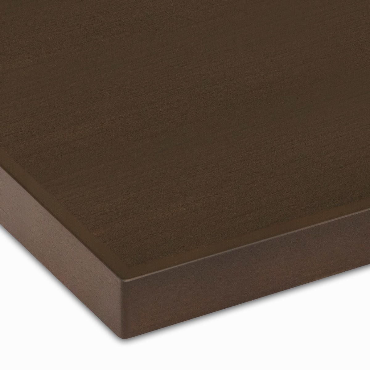 天然木突板天板（木製エッジ）ダークブラウン DB-WDVE-WF 天板のみ-画像1