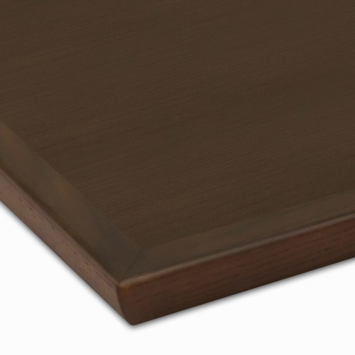 天然木突板天板（木製船底形エッジ）ダークブラウン DB-WDVE-WR 天板のみ-画像1