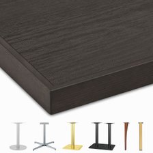 メラミン天板（木製エッジ）和風黒艶消し WF-MBJ｜ハストネットの