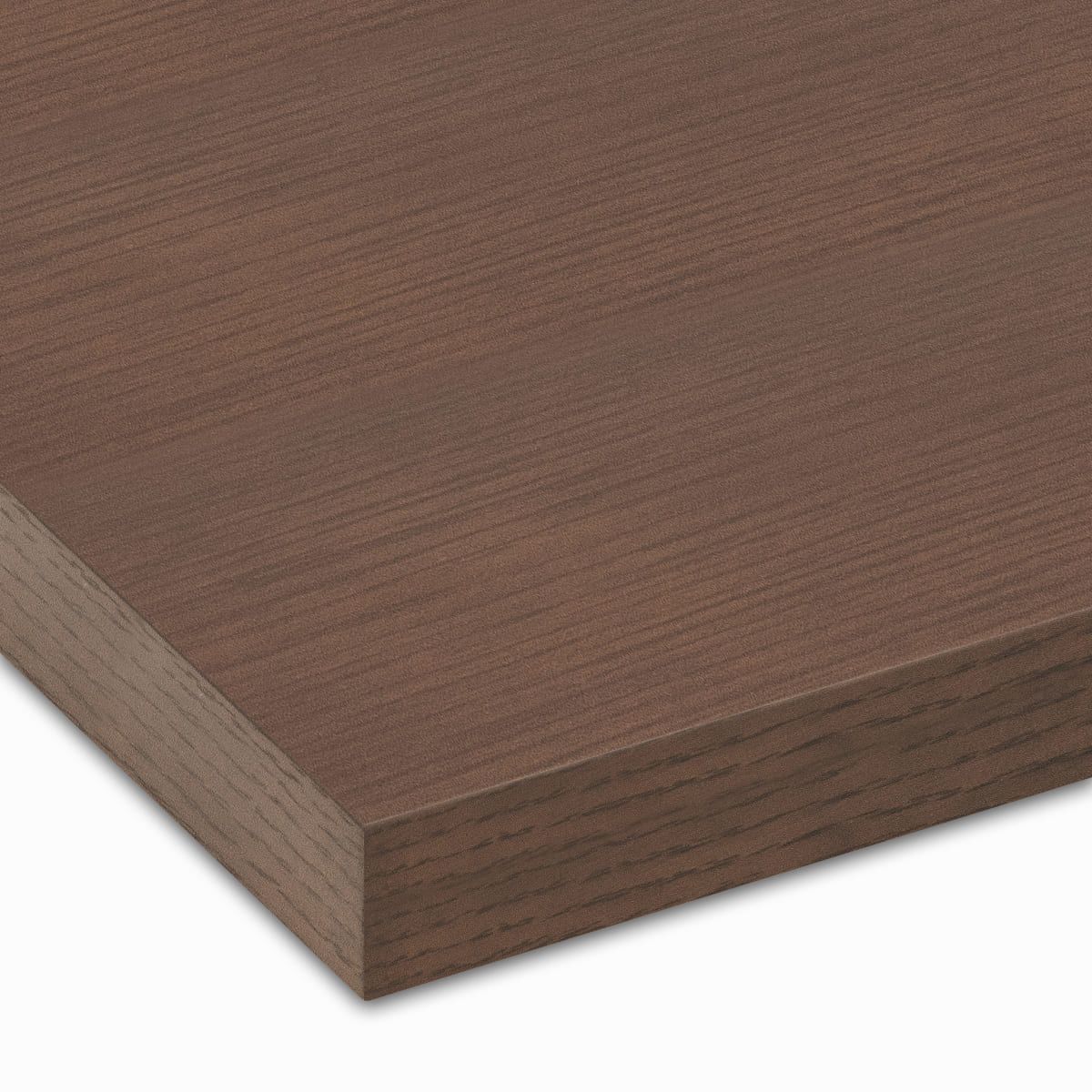 天然木突板天板（突板エッジ）グレイッシュブラウン GBR-WDVE-MC 天板のみ-画像1